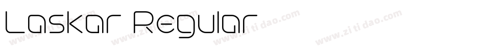 Laskar Regular字体转换